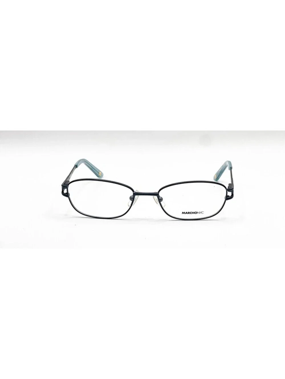 Marchon Nyc Delancey 320 Matte Turquoise Authentic Eyeglasses 49-17-135